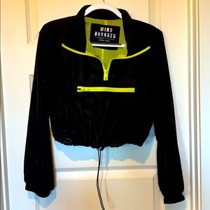 Crop top windbreaker